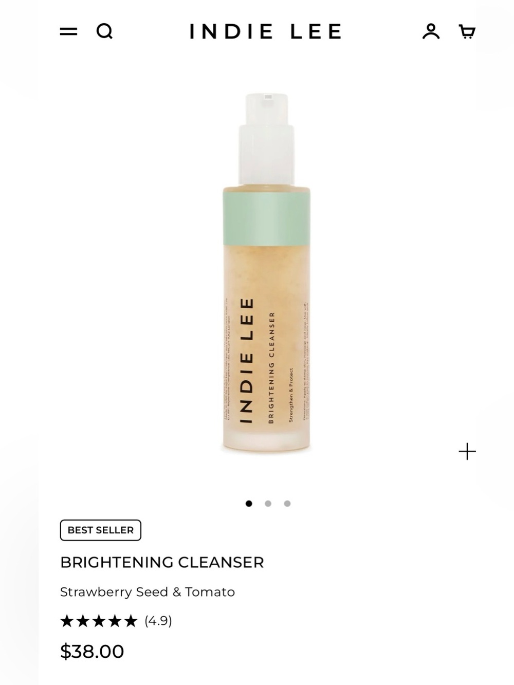 Indie Lee Brightening Cleanser